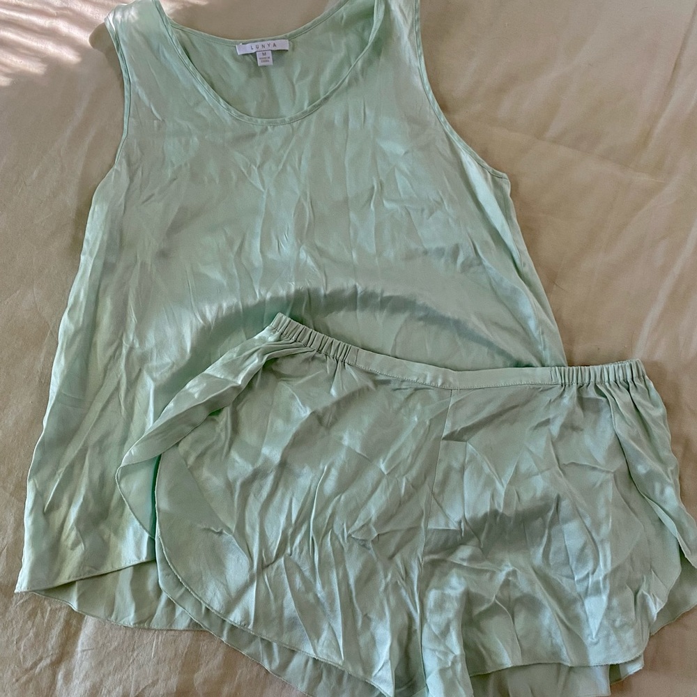 Lunya Washable Silk Pajama Set
